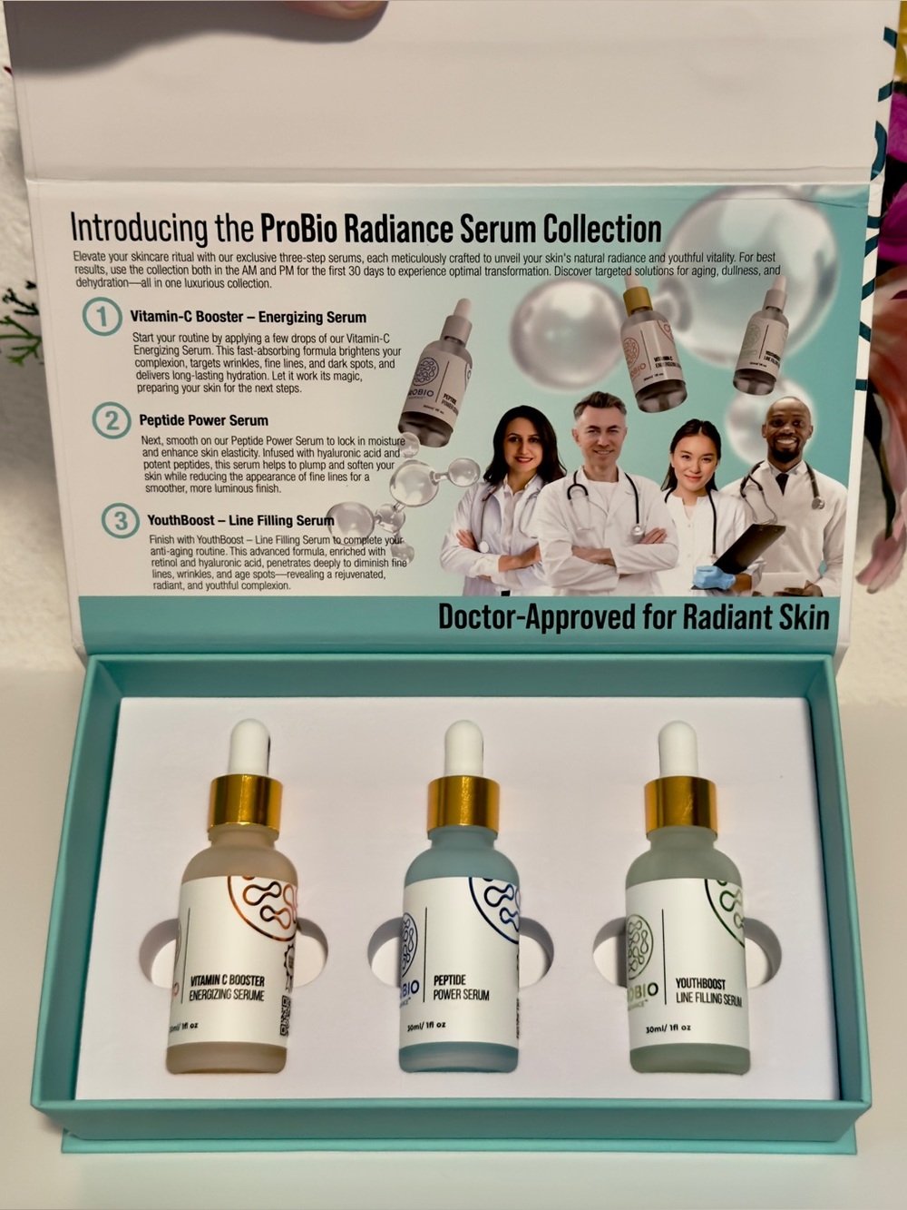 Probio Radiance 3 Stage Anti-Aging Skin Regimen